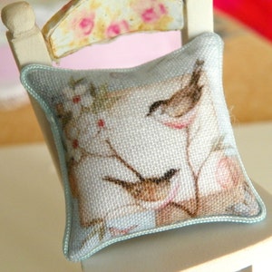 dollhouse miniatures pillow image 4