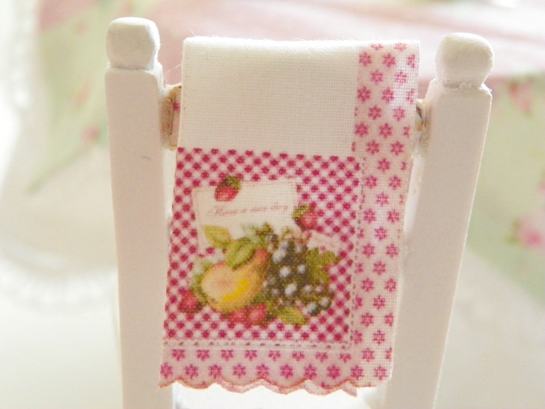 Miniatures Kitchen Tea Towels Dollhouse Etsy