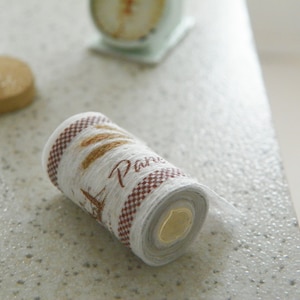 rotolo di carta da cucina in miniatura per casa di bambole 1/12-1/6 scala
