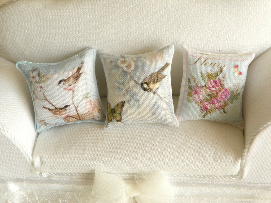 Dollhouse Miniatures Pillow Etsy