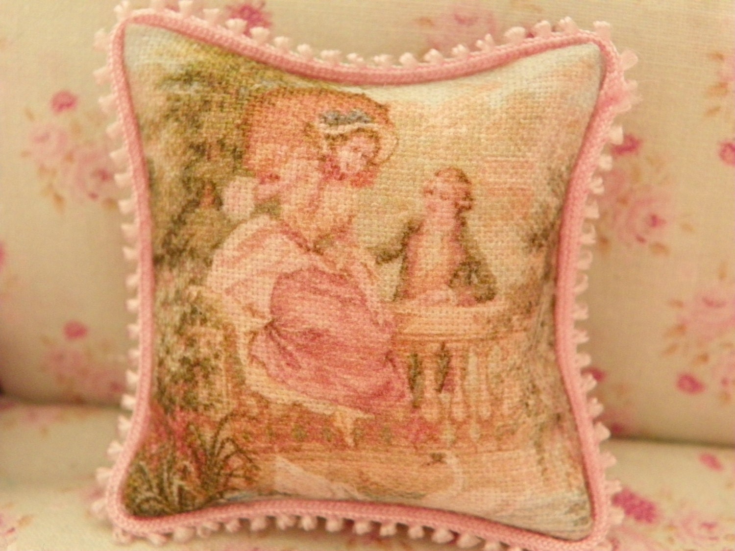 Dollhouse Miniatures Pillow Etsy