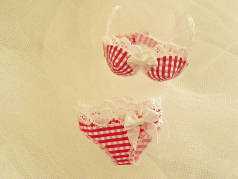 Dollhouse Miniatures Bra With Panties in 112 Scalelingerie Etsy