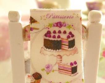 Kitchen tea towels dollhouse