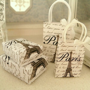 Parisian Gift Packaging – Printable Miniature Set (1:12 Scale)