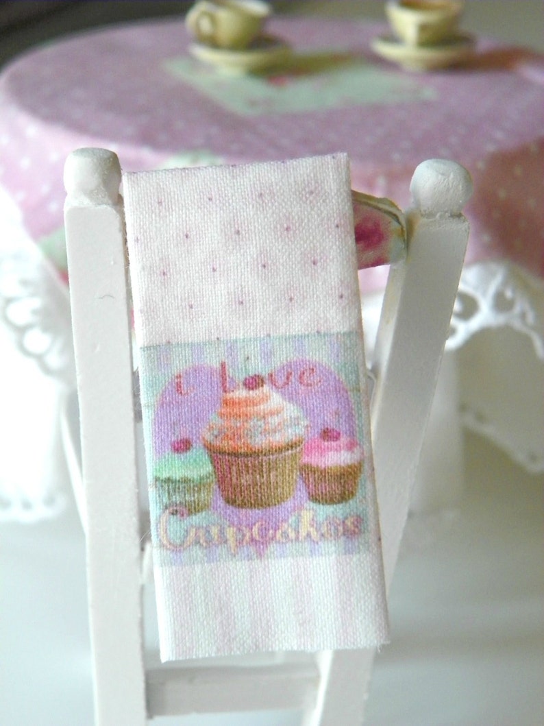 Miniatures Kitchen Tea Towels Dollhouse Etsy