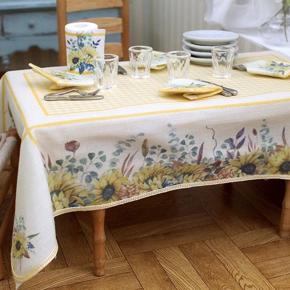 Miniature dollhouse tablecloth for the kitchen table/ 1/12 Etsy