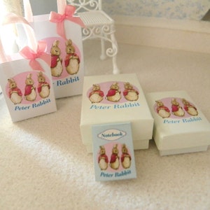 Digital File- 1:12 scale,Peter Rabbit Miniature Gift Box and Envelope Set
