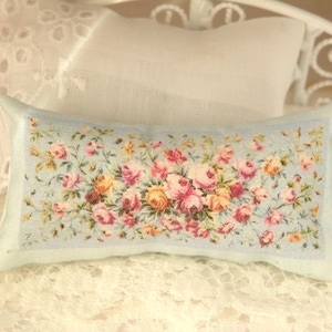 dollhouse  shabby chic miniatures pillow