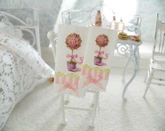 miniatures  bath towel dollhouse