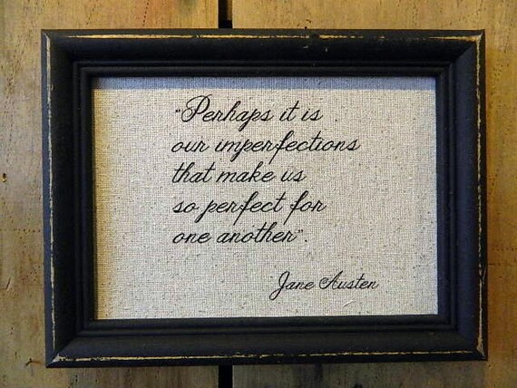 Jane Austen Reproduction Citation D Orgueil Et Prejuges Etsy France