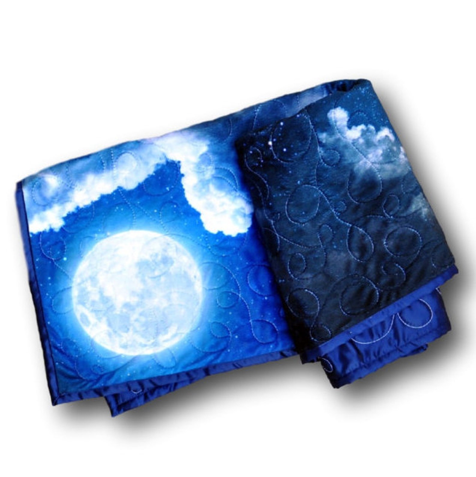 Moon Baby Quilt Moon Baby Blanket Moon Nursery Sky Etsy