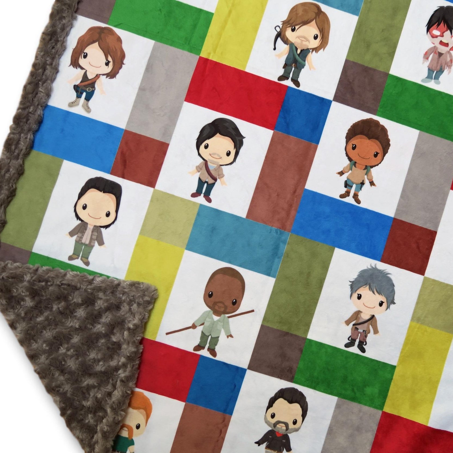 The Walking Dead Zombie Baby Zombie Halloween Baby Blanket Etsy