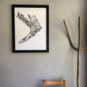 Glacier National Park, Tree ring print, National Parks, Montana art print, Real tree ring art, Forest art, Art from nature, Natural patterns