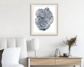 Sequoia National Park, Tree Ring Art, California Coast, Mountain Artwork, wood slice wall art
