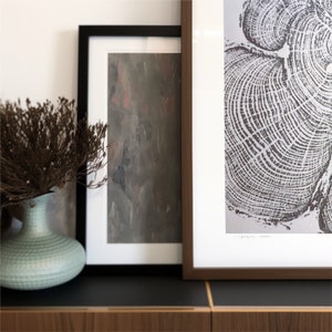 Grand Canyon Print, National Parks, Tree ring print, Forestry, woodcut print, Tree Hugger, Biology Art, Signed Original