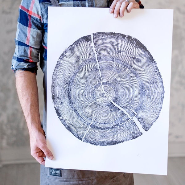 Tree Ring Art Etsy