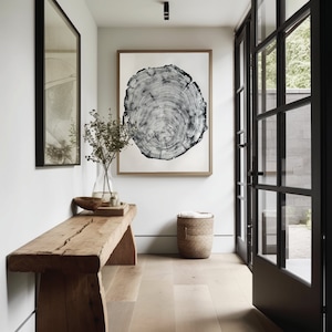 San Francisco Art, Redwood Tree Art, Old Growth Redwood, Original Signed artwork made from Real Redwood. 36x48