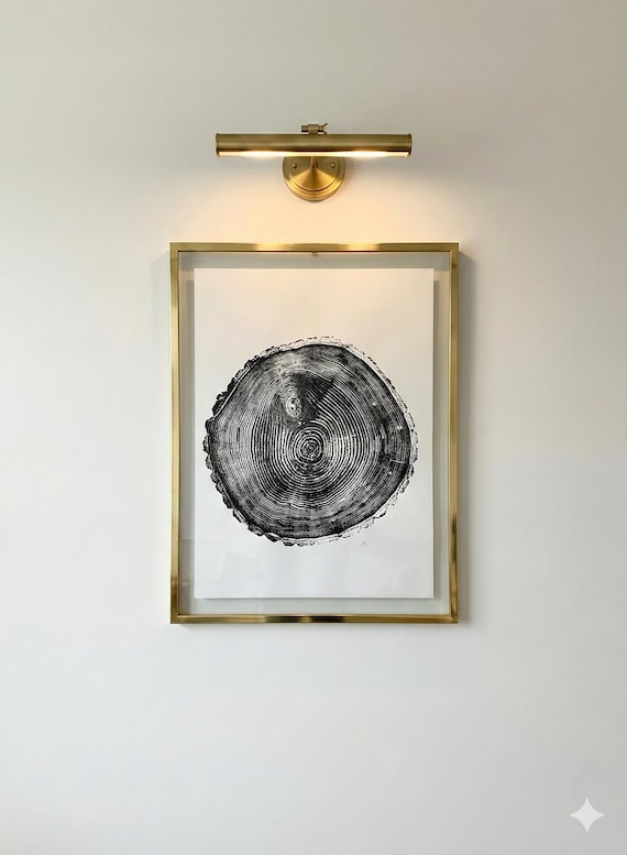 Maine Print, Forestcore art, Balm of Gilead, Tree ring print, Maine Poster, Arcadia, Arborist, Forestry, Live Edge wood, Signed original