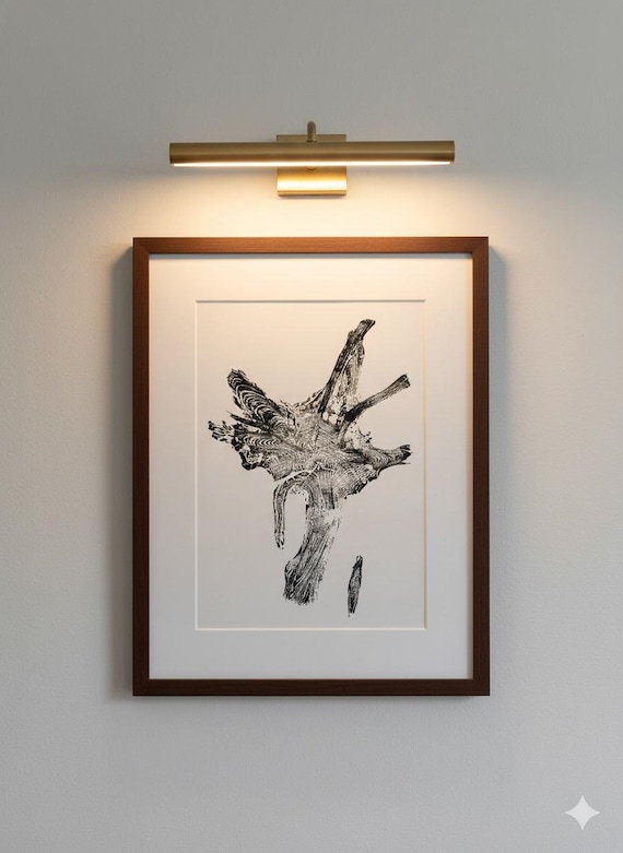 Tree Roots art, Glacier National Park, Montana Art, Alpine Modern. Tree Ring Print, Shabby Tree, Wood Slice wall art, Wilderness art