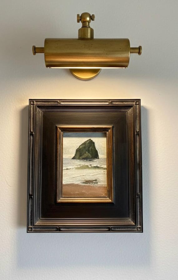 Oregon Coast 5x7, Original Oil Painting, Landscape Painting, Desert Painting, Coastal Art, Oregon Art