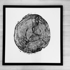 Utah Art, Sundance Canyon, Ski Art, Flora Decor, Great Salt Lake, Tree Ring Print, Huge wall art