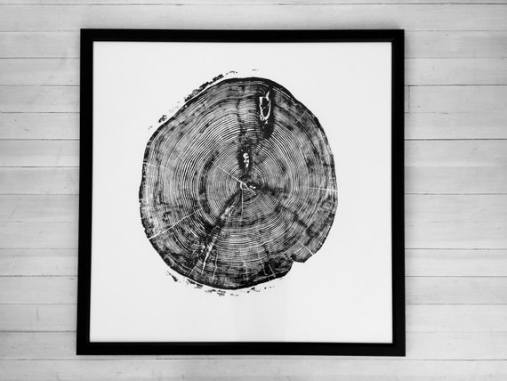 Utah Art, Sundance Canyon, Ski Art, Flora Decor, Great Salt Lake, Tree Ring Print, Huge wall art