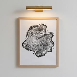 Alaska Cedar, Alaska Art, Cottagecore art, Lumber, Shabby Tree, Wood Burning Art, Wood Slice Wall Art