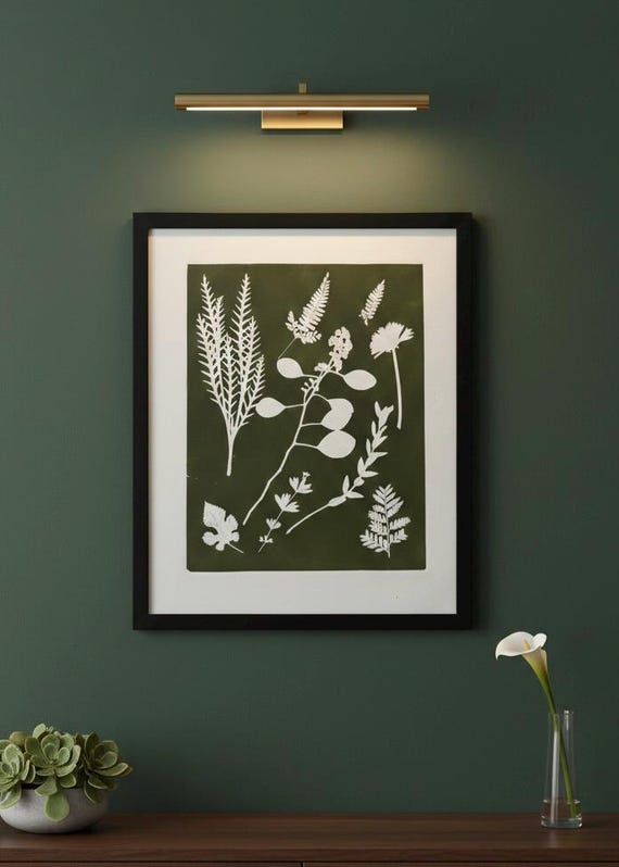 Botanical Plate: Collected Specimens, Original Monoprint 18x24 inches, Signed original, one of one