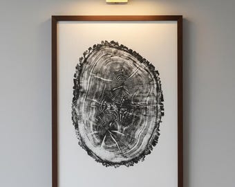 Original Woodcut Titled 