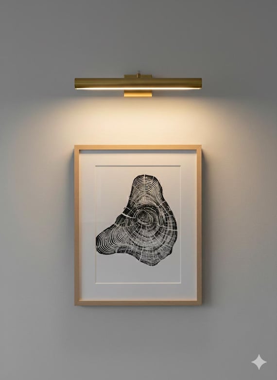 Pine Tree Ring Impression – Sundance Resort, Rusticcore art, Utah – 18x24 Signed Original Artwork