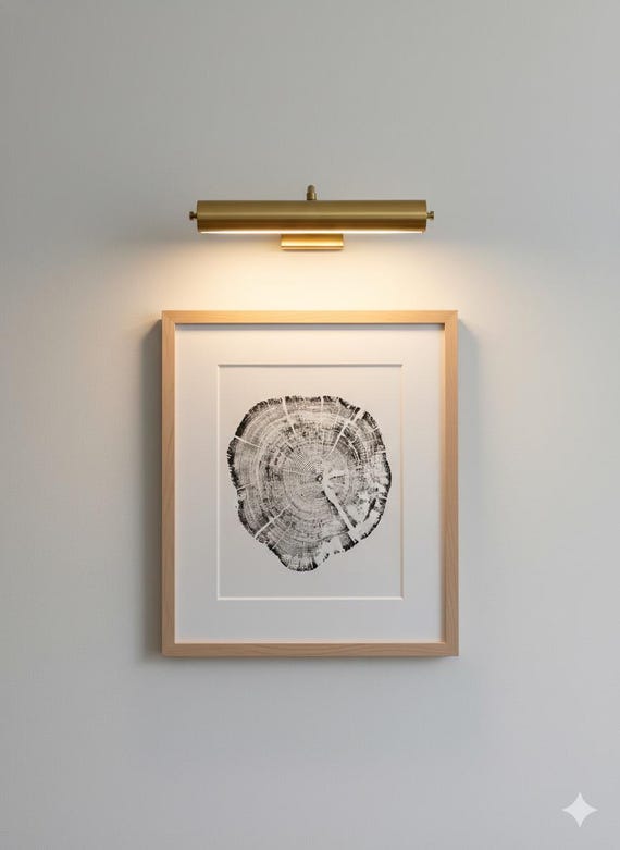 Glacier National Park, Montana Art, Tree ring art, Woodcut print, Forestcore art, Christmas Tree, Arborist gifts