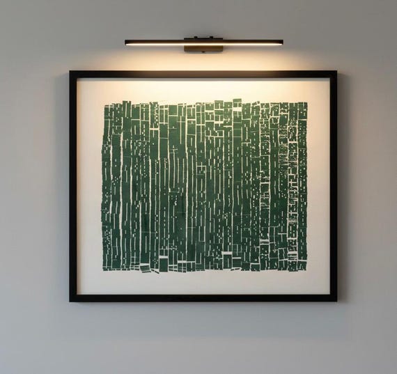 Minor Redactions, Original Monotype print, Abstract letter type artwork, 21x26 inches, Limited Edition Typography art