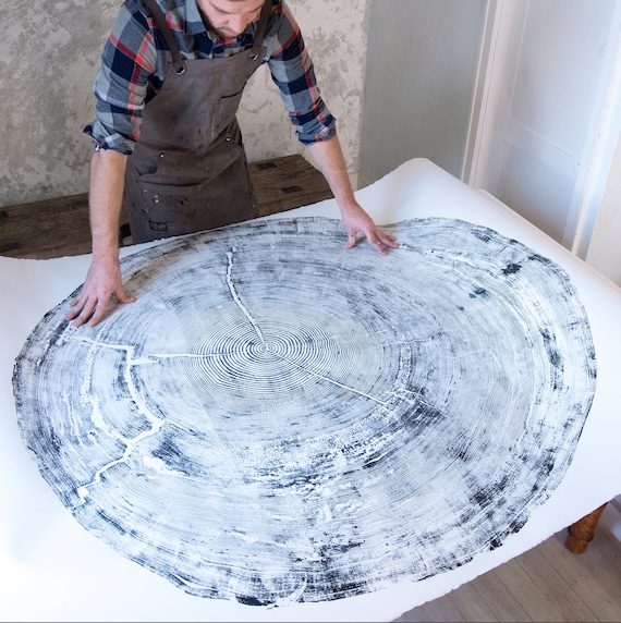 Sitka, 372 year old Sitka Spruce, Tree Ring Print, Lumber, Nature Inspired Luxury, Cascade Mountains