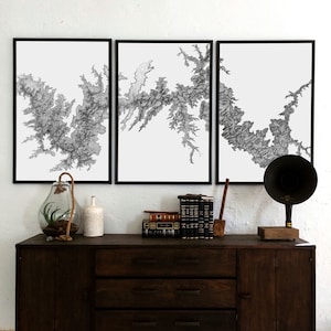 Grand Canyon Wandkunst, Topo Karte, Grand Canyon Kunst, National Park Map, Colorado River, Höhenkarte, National Park Art, Arizona Kunst