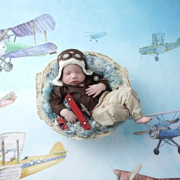Newborn Aviator Hat - Etsy