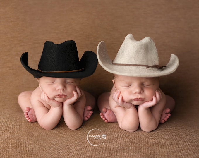 Cowboy Hat/ Newborn / Photo Prop / NB Photo Prop / Tiny Cowboy