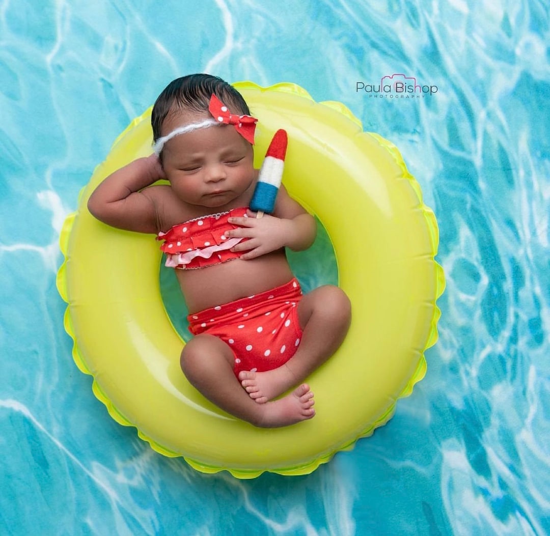 Baby Bikini Summer Popsicle Prop Newborn Photography