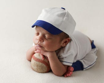 Newborn Photo Outfit: Baseball Uniform - USA Made