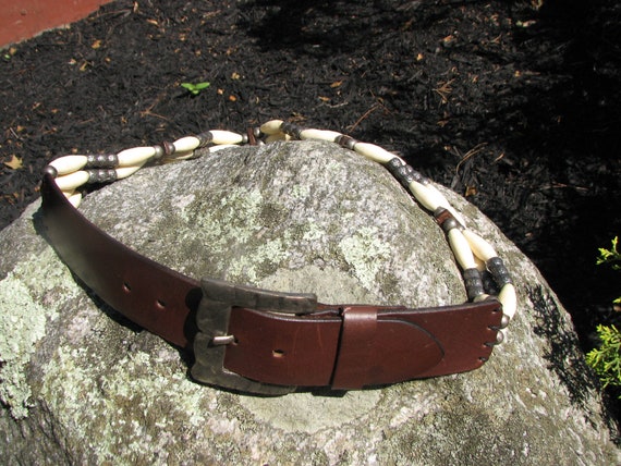 Vintage Ann Taylor Belt - Leather Belt - Free Shipping US - Etsy display picture 2
