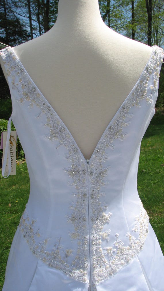 Casablanca Bridal Dress - Bridal Gown - Size 10 -… - image 5