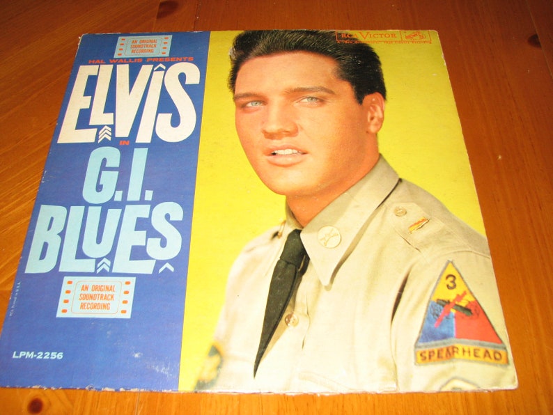 Elvis Presley G.I. Blues Vinyl Album RCA Victor LPM 2256 Etsy Australia