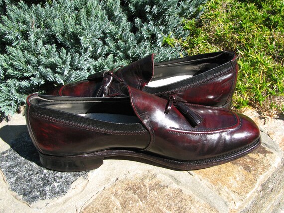 Vintage Johson&Murphy Tassel Shoes - Size 10 Shoe… - image 3