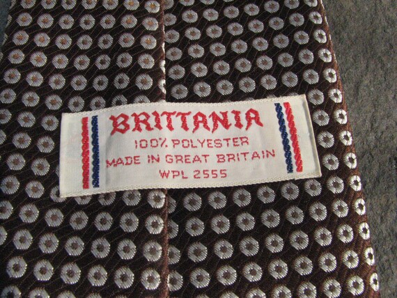 1970s Vintage Men's Necktie by Brittania - image 4