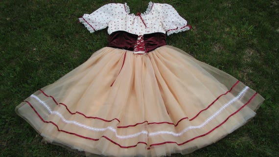 Vintage German Style Folk dress - Renaissance Fair