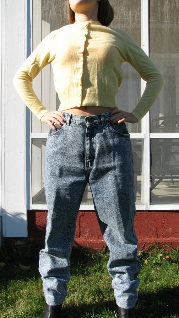 Vintage Acid wash Jeans / Lee Jeans - High Waist J