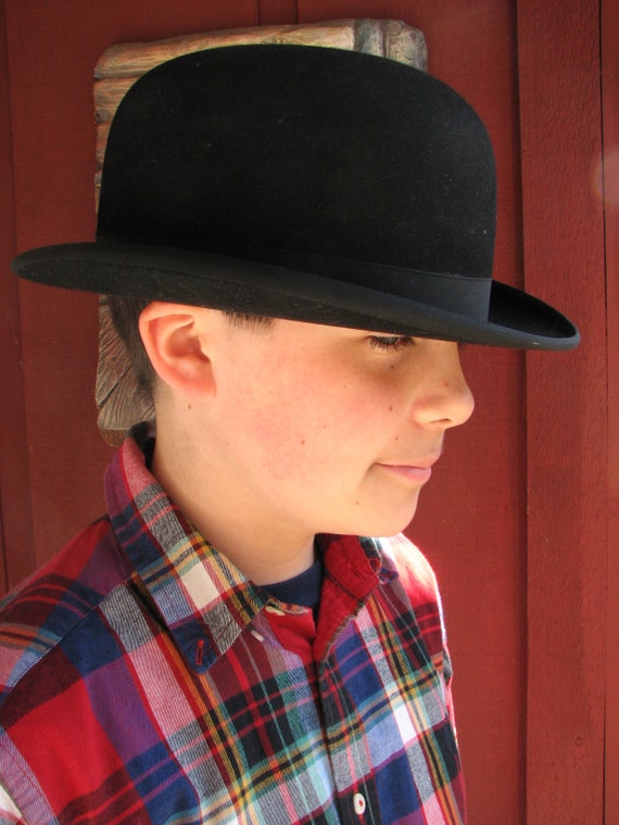 tartan bowler hat