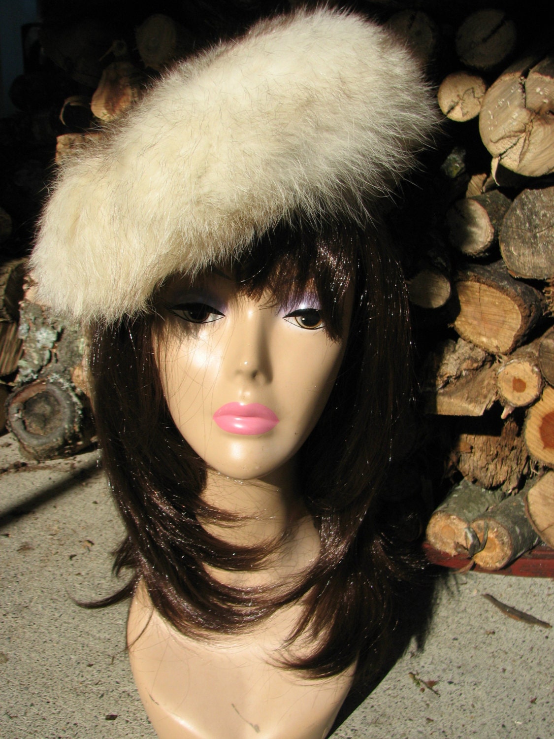 Vintage Fox Fur Hat Real Fox Fur Hat - Etsy