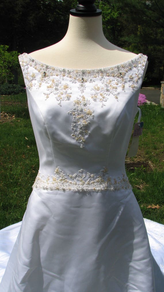Casablanca Bridal Dress - Bridal Gown - Size 10 -… - image 2