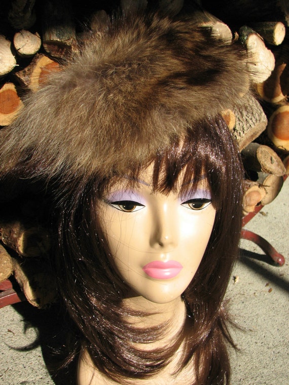 Vintage Real  Fur Hat