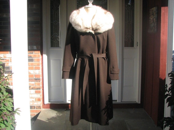 Vintage Fox fur coat - Forstman -  1960s - Swing … - image 2